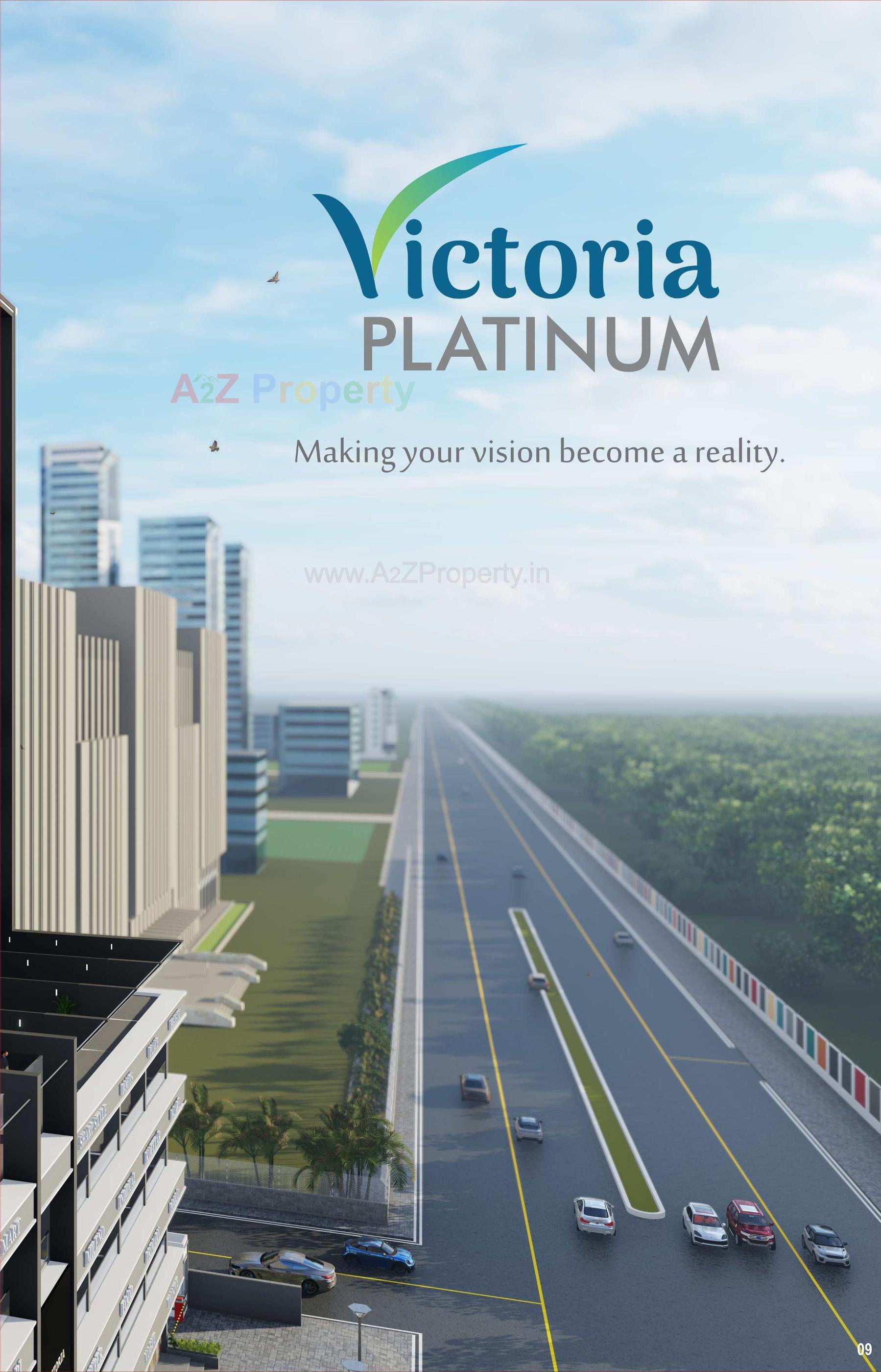 3D Elevation of real estate project Victoria Platinum located at Bhavnagar, Bhavnagar, Gujarat