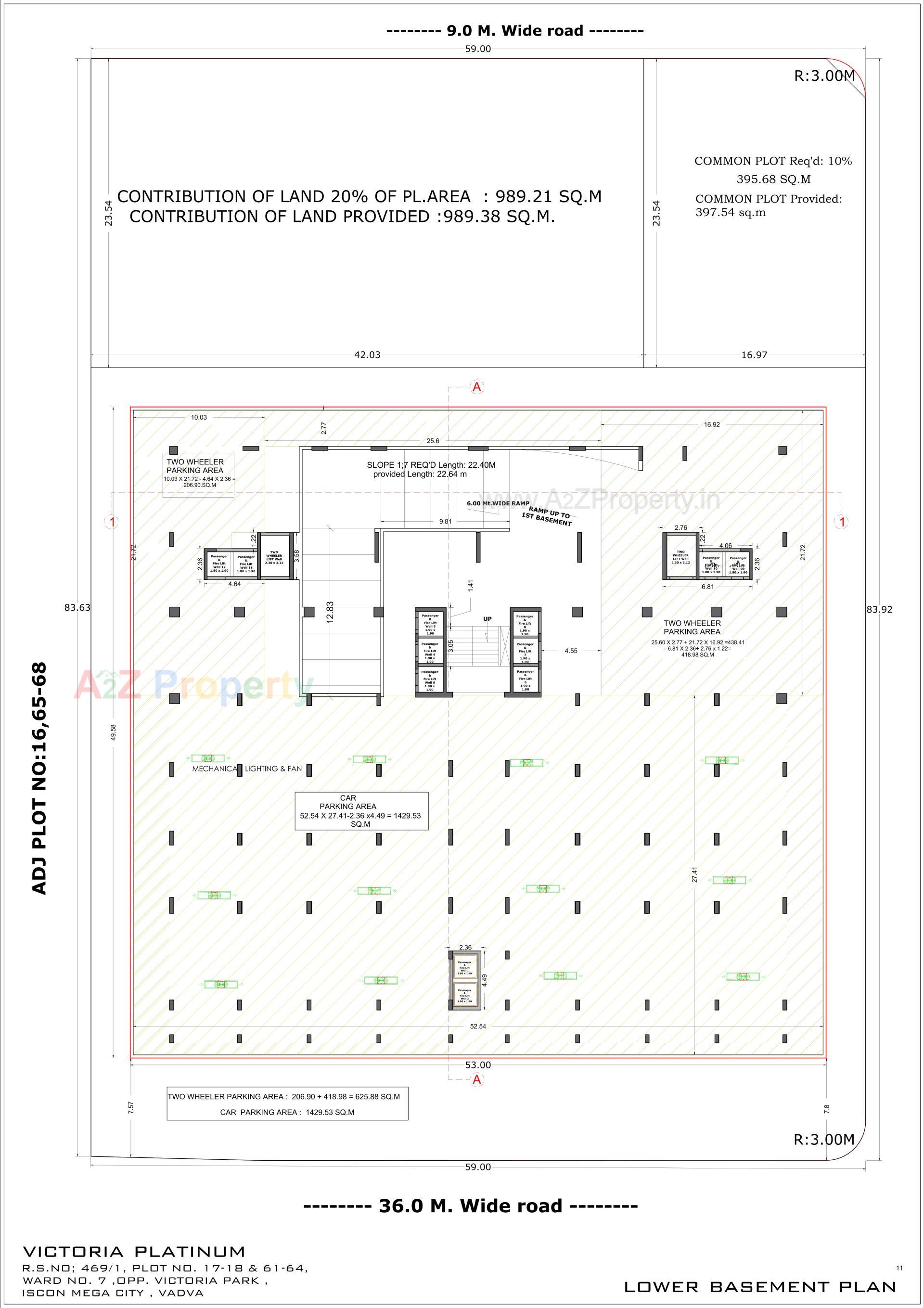 Layout of real estate project Victoria Platinum located at Bhavnagar, Bhavnagar, Gujarat