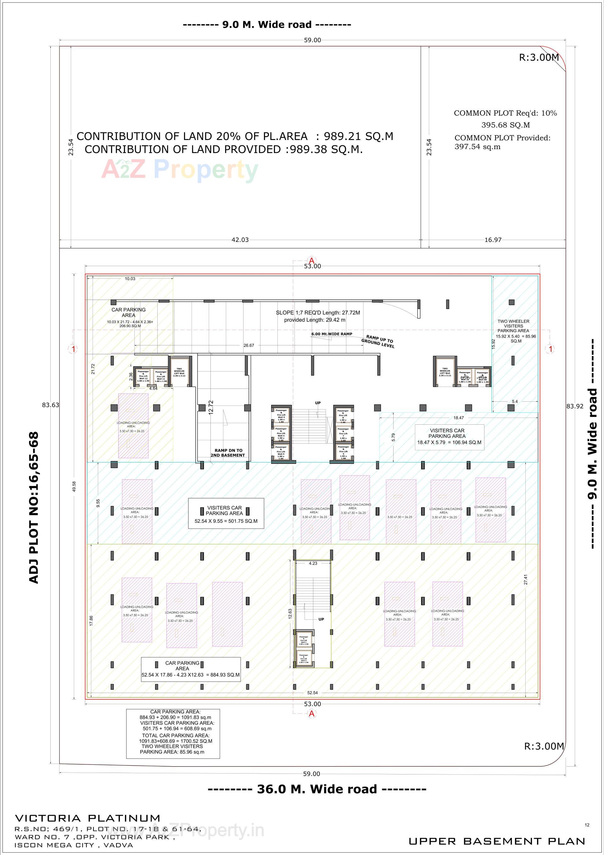 Layout of real estate project Victoria Platinum located at Bhavnagar, Bhavnagar, Gujarat