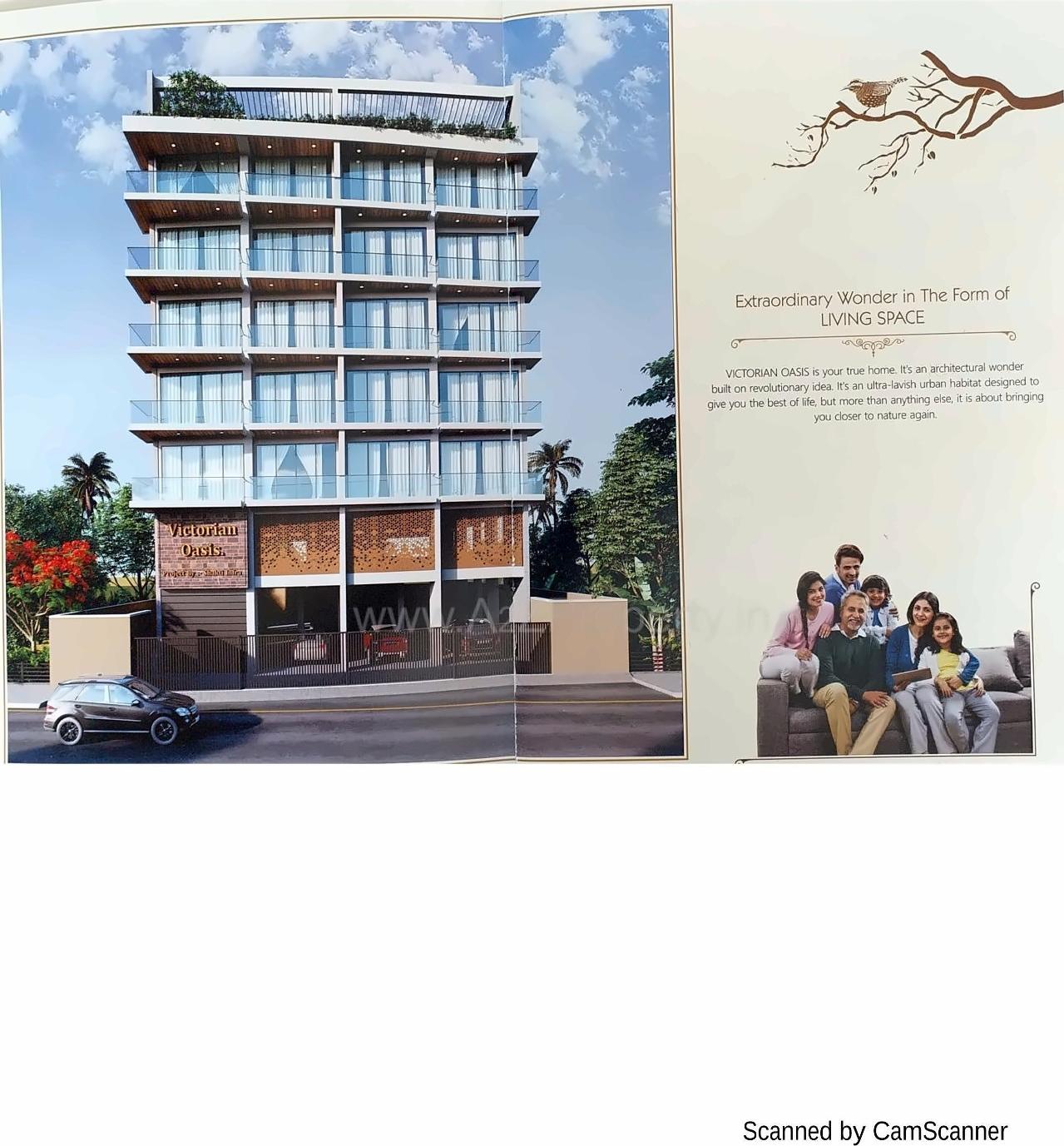 3D Elevation of real estate project Victorian Oasis located at Bhavnagar, Bhavnagar, Gujarat