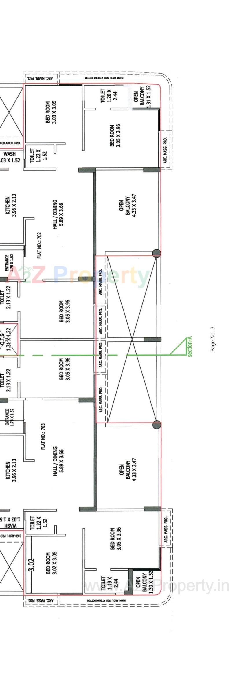 Layout of real estate project Vraj Utsav located at Bhavnagar, Bhavnagar, Gujarat