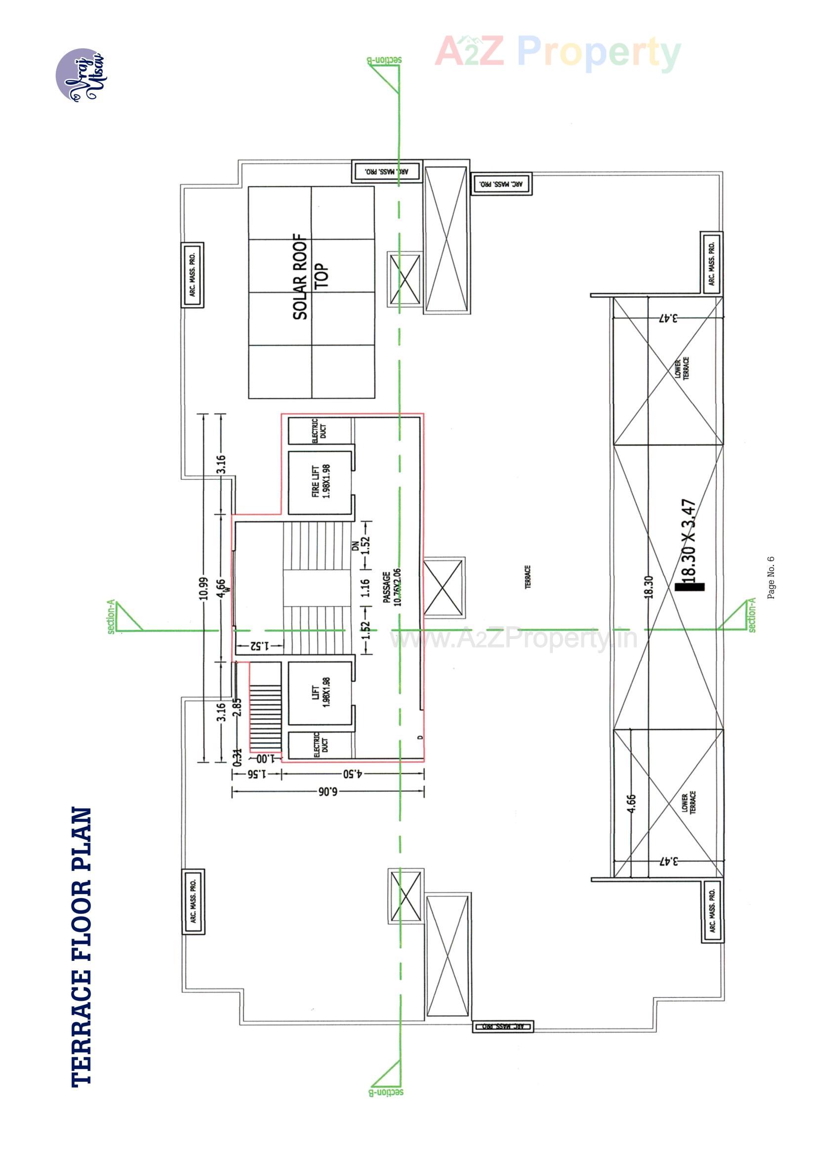 Layout of real estate project Vraj Utsav located at Bhavnagar, Bhavnagar, Gujarat