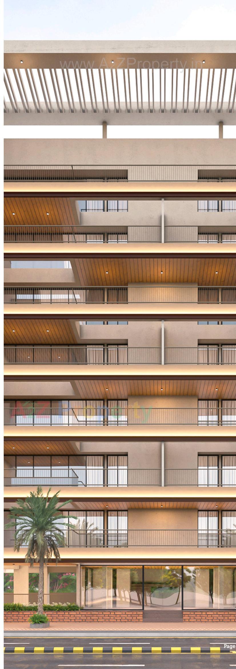 3D Elevation of real estate project Vraj Utsav located at Bhavnagar, Bhavnagar, Gujarat