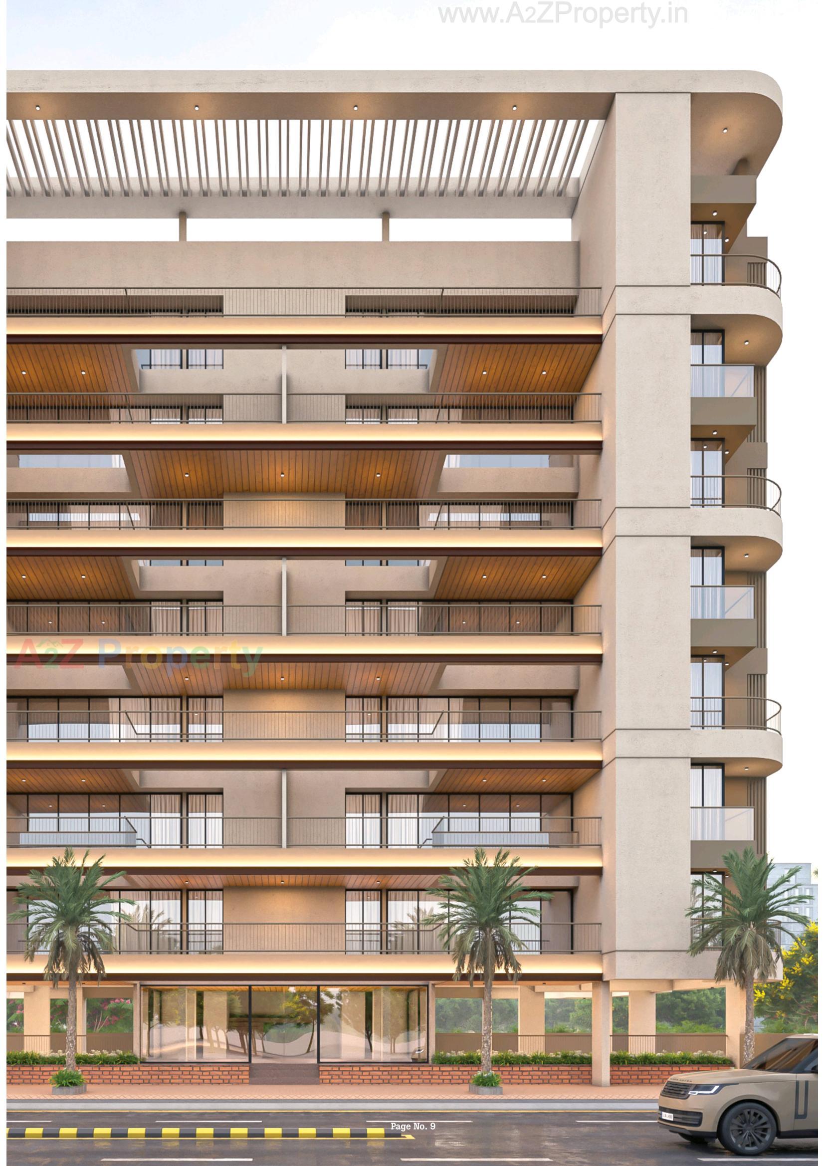 3D Elevation of real estate project Vraj Utsav located at Bhavnagar, Bhavnagar, Gujarat