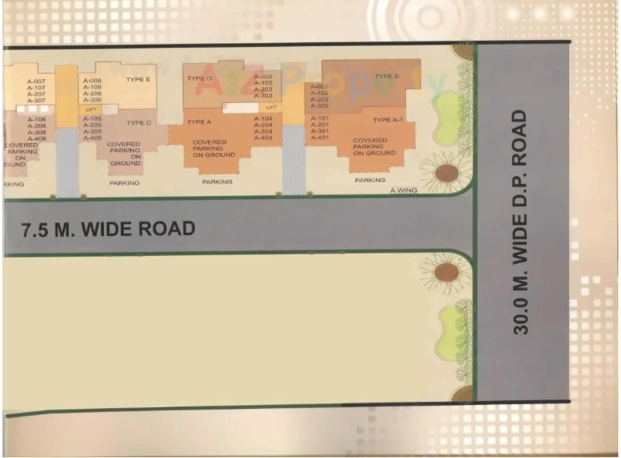Layout of real estate project Vrindavan Nagri located at Akwada, Bhavnagar, Gujarat