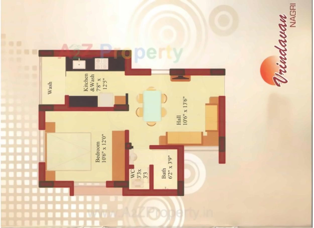 Layout of real estate project Vrindavan Nagri located at Akwada, Bhavnagar, Gujarat