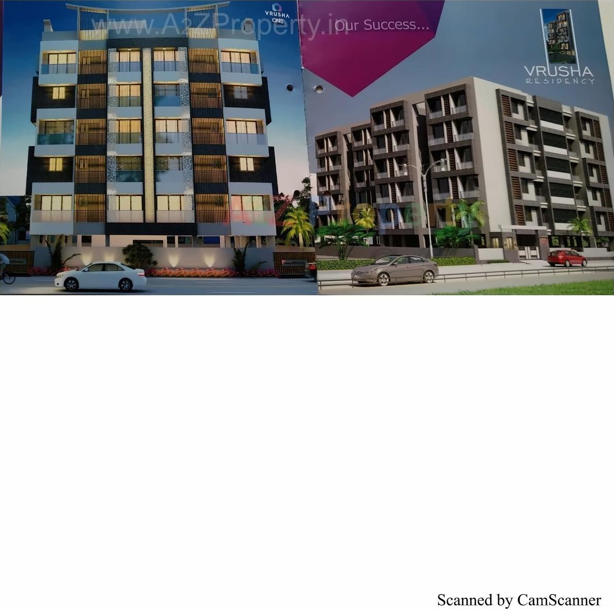 3D Elevation of real estate project Vrusha One located at Bhavnagar, Bhavnagar, Gujarat