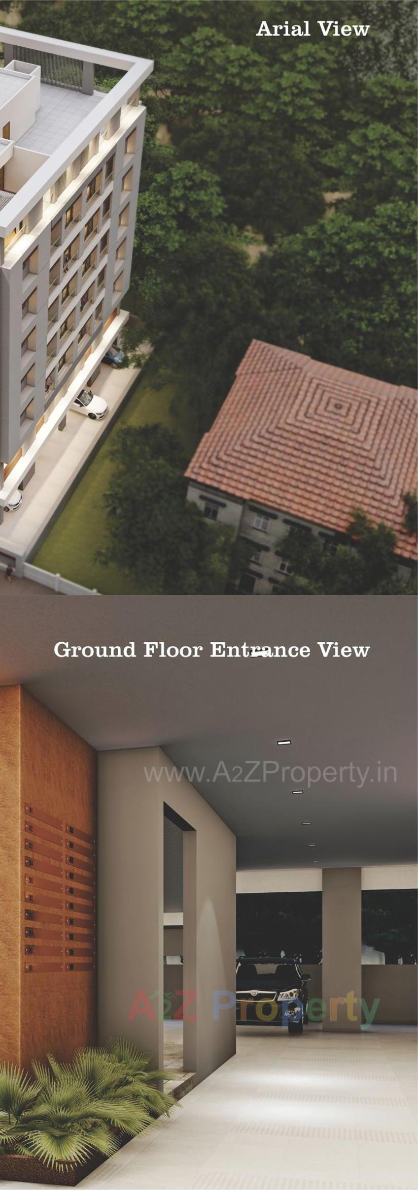 3D Elevation of real estate project Vrusha Suvarnam located at Bhavnagar, Bhavnagar, Gujarat