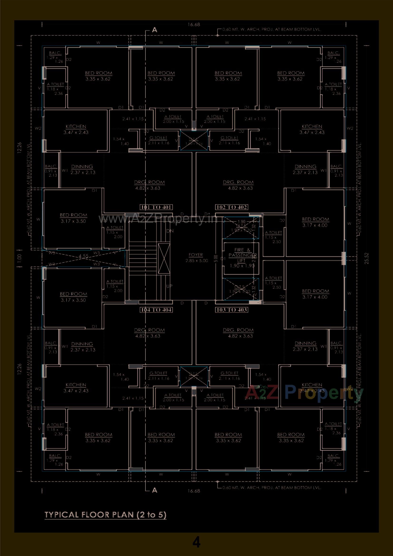  of real estate project White Leaf located at Krushnagar, Bhavnagar, Gujarat