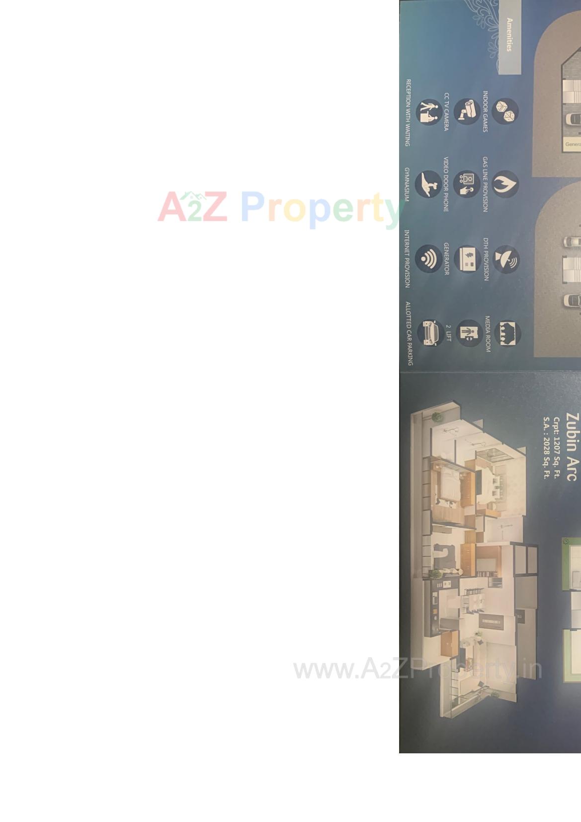 Layout of real estate project Zubin Arc located at Bhavnagar, Bhavnagar, Gujarat