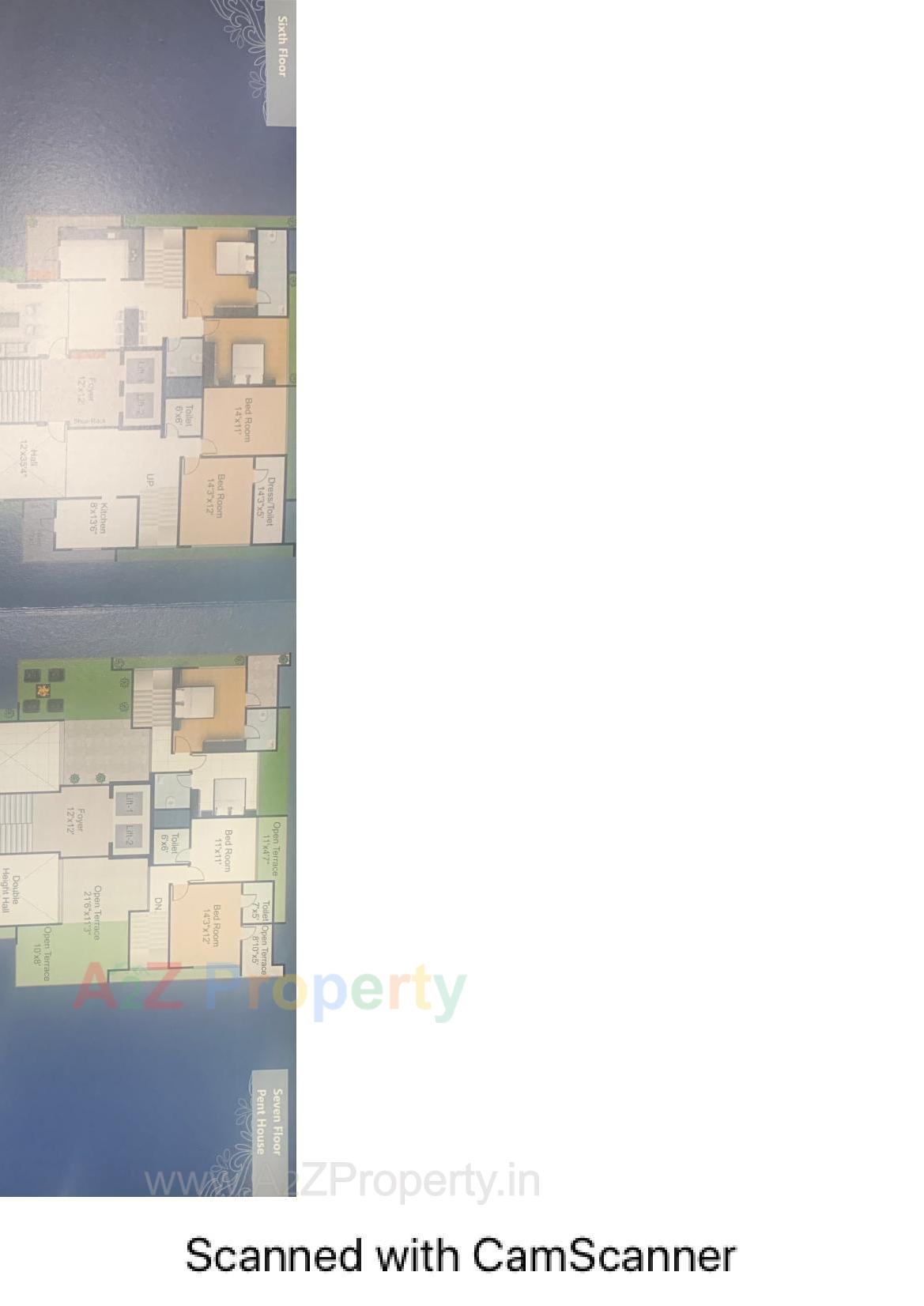 Layout of real estate project Zubin Arc located at Bhavnagar, Bhavnagar, Gujarat