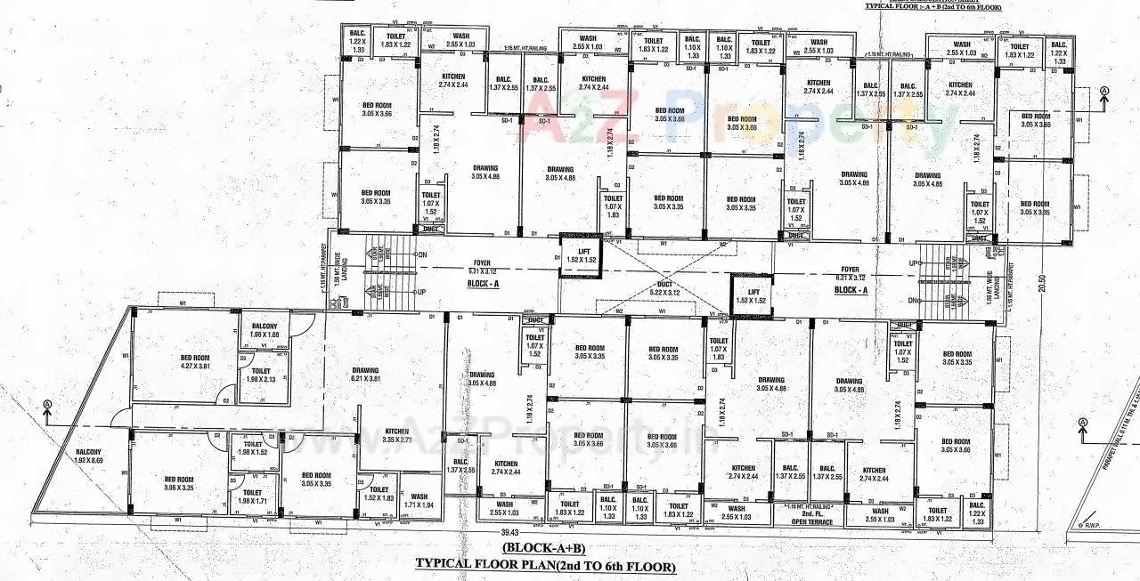 Layout of real estate project Radhe Govind Park located at Devgahdbariya, Dahod, Gujarat