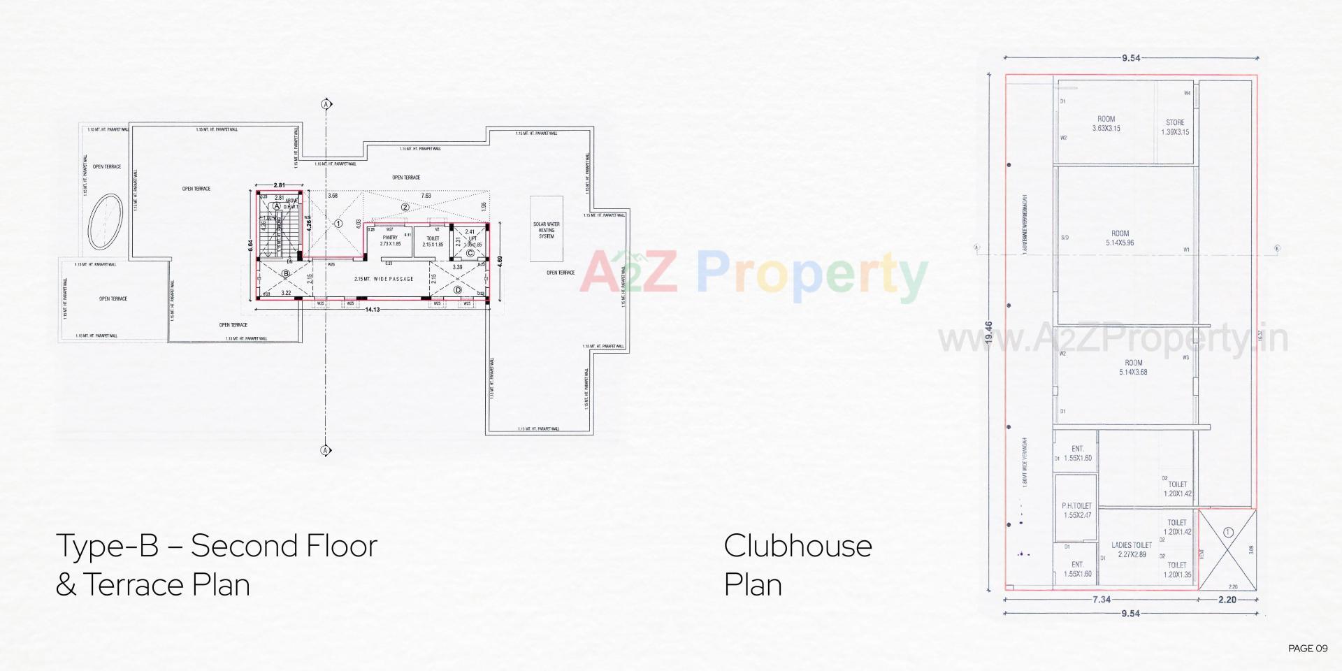 Layout of real estate project Â the West Park located at Dantali, Gandhinagar, Gujarat