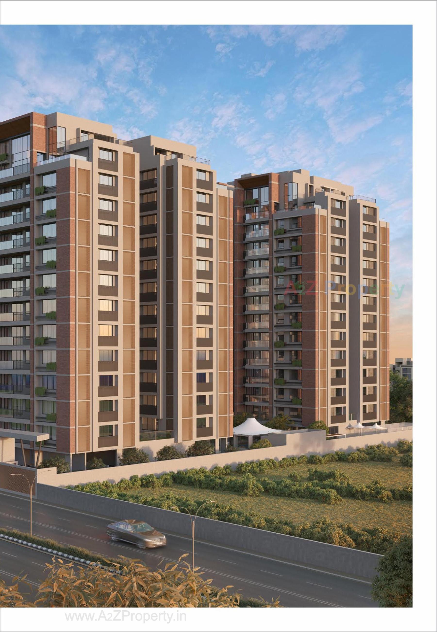 3D Elevation of real estate project Aam Baag located at Gandhinagar, Gandhinagar, Gujarat