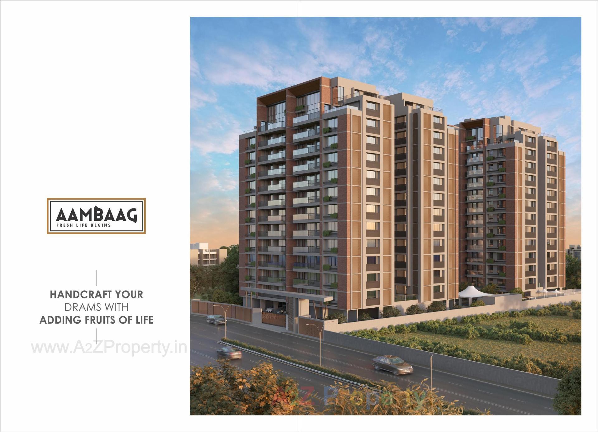 3D Elevation of real estate project Aam Baag located at Gandhinagar, Gandhinagar, Gujarat