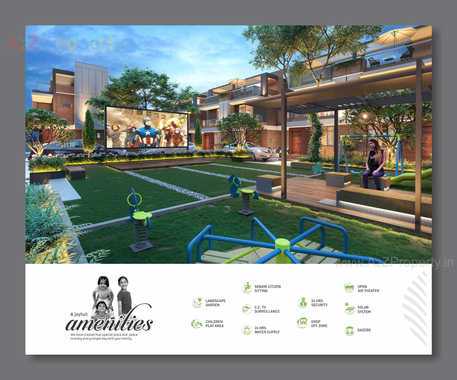  of real estate project Aameen located at Vavol, Gandhinagar, Gujarat