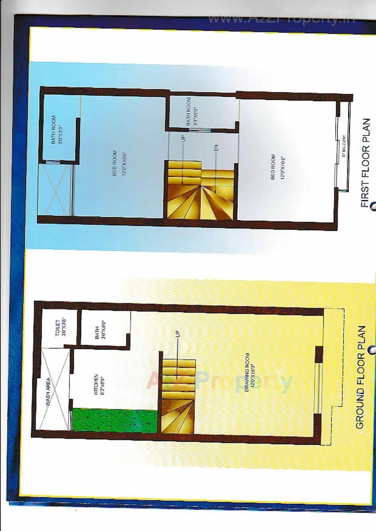 Layout of real estate project Aamir Villa located at Kalol, Gandhinagar, Gujarat