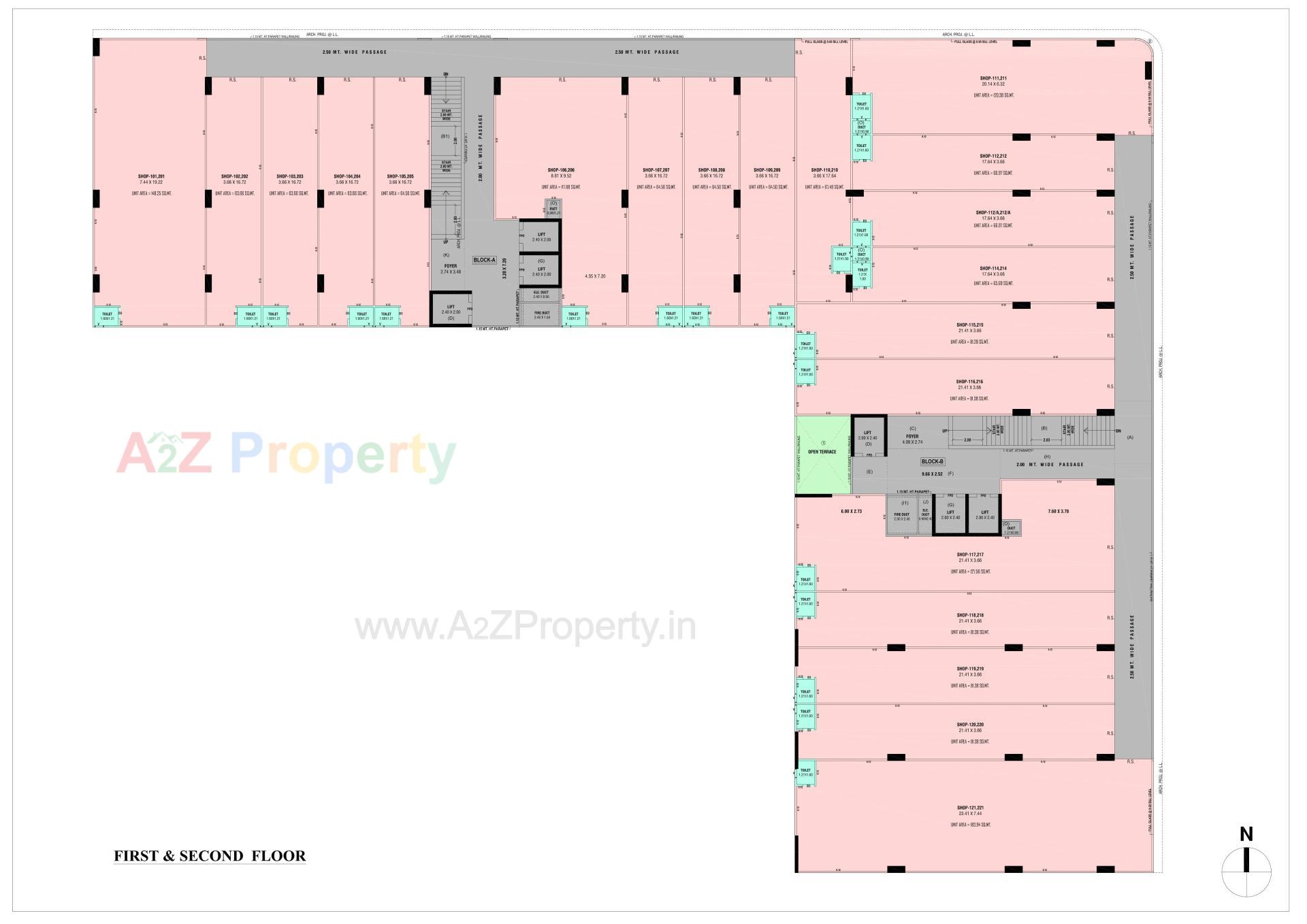 Layout of real estate project Aamrakunj Arastu located at Zundal, Gandhinagar, Gujarat