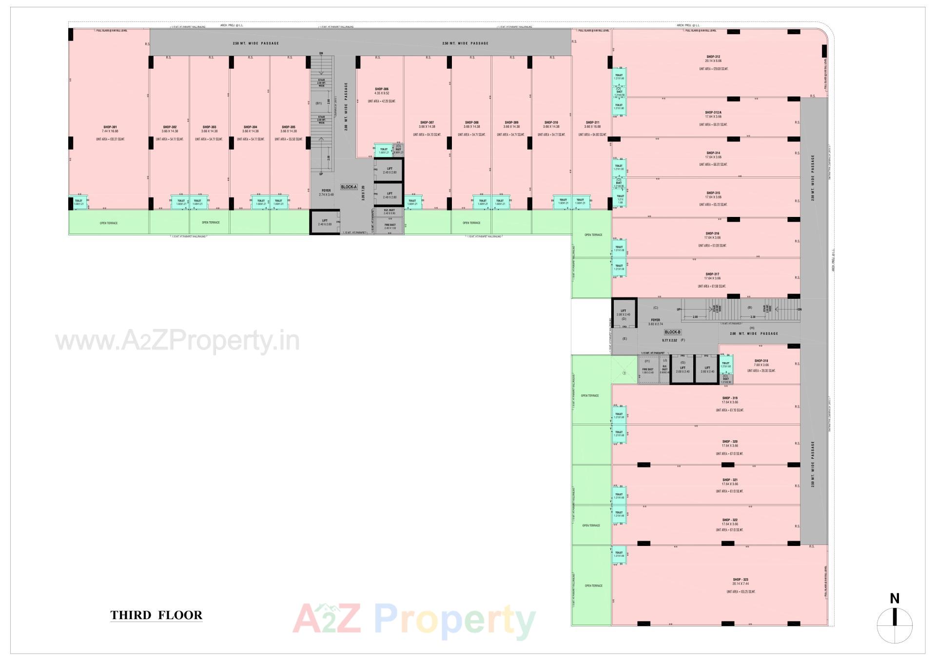 Layout of real estate project Aamrakunj Arastu located at Zundal, Gandhinagar, Gujarat