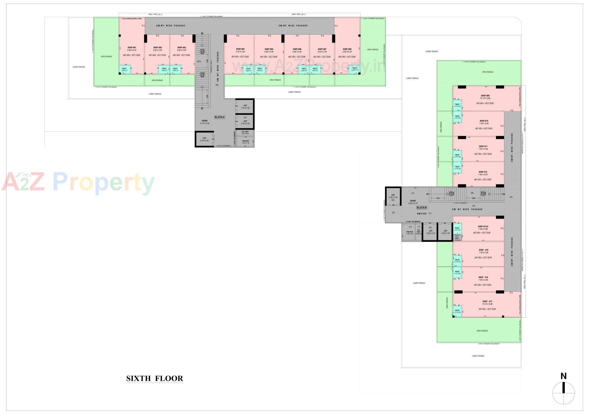 Layout of real estate project Aamrakunj Arastu located at Zundal, Gandhinagar, Gujarat