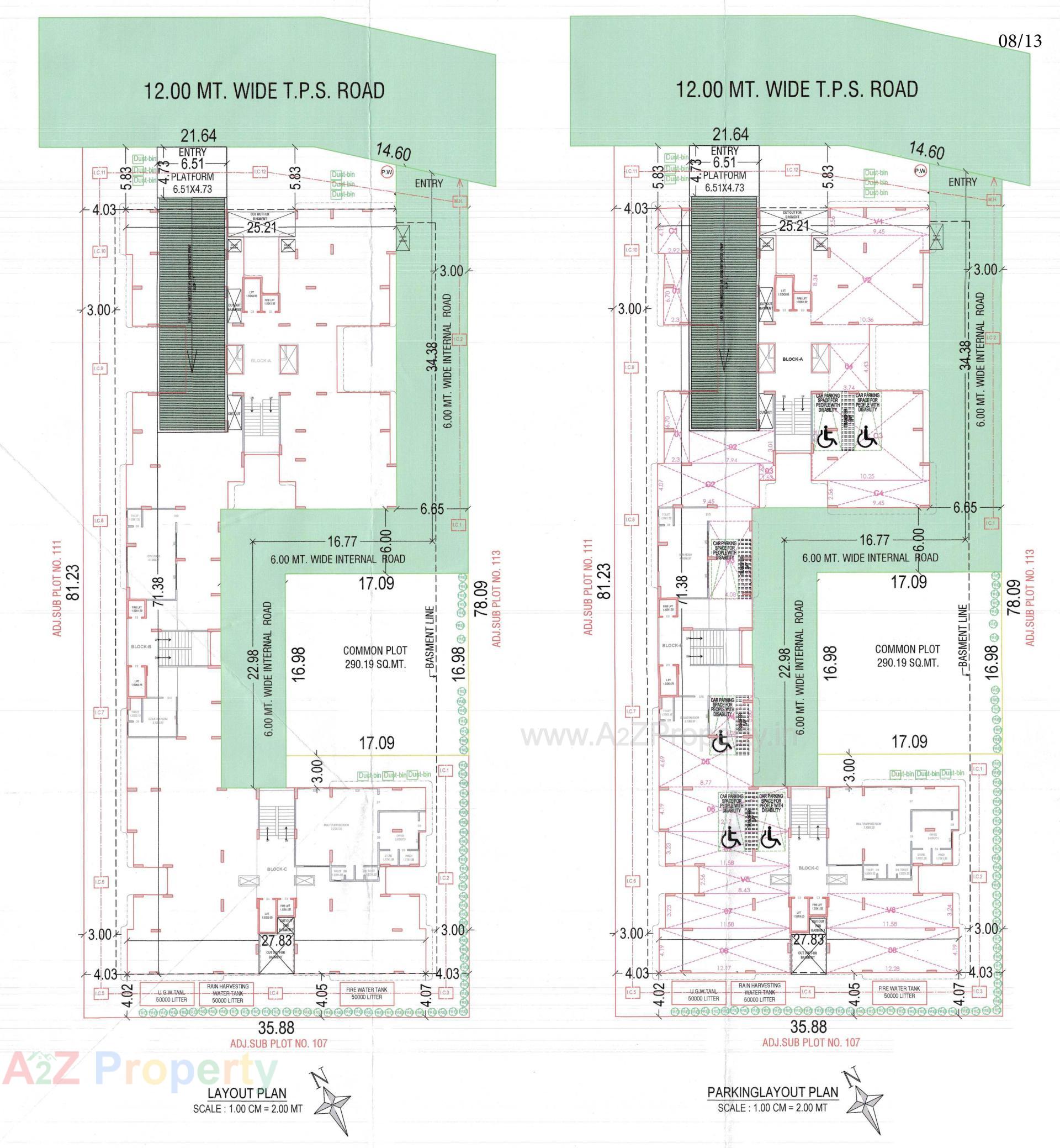 Layout of real estate project Aamrakunj Royal located at Pethapur, Gandhinagar, Gujarat