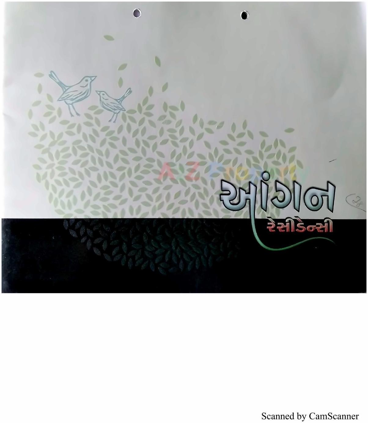  of real estate project Aangan Residency located at Vavol, Gandhinagar, Gujarat