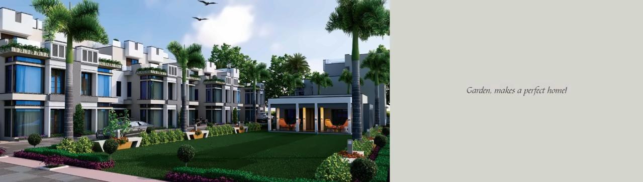 3D Elevation of real estate project Aaradhya Residency located at Adalaj, Gandhinagar, Gujarat