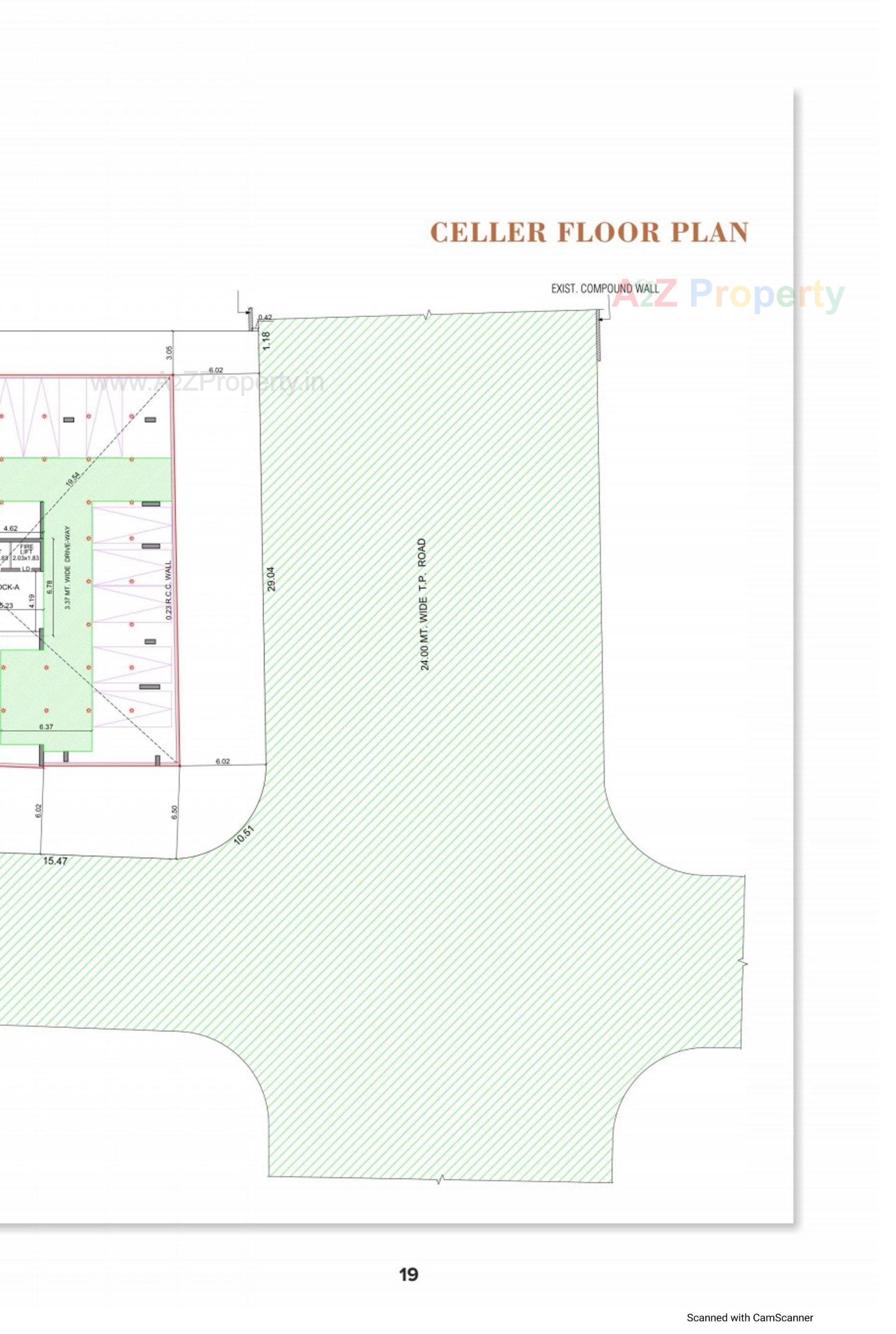 Layout of real estate project Aarambh Elegance located at Gandhinagar, Gandhinagar, Gujarat