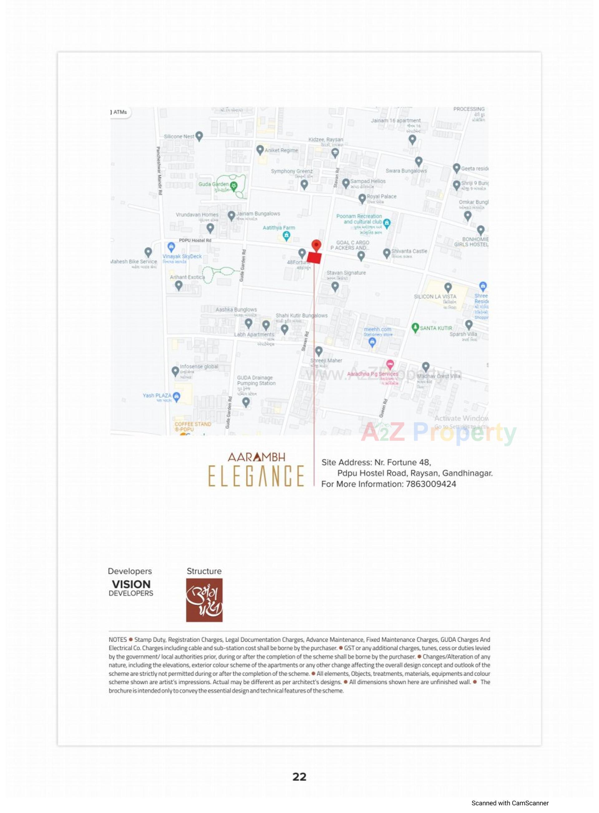  of real estate project Aarambh Elegance located at Gandhinagar, Gandhinagar, Gujarat