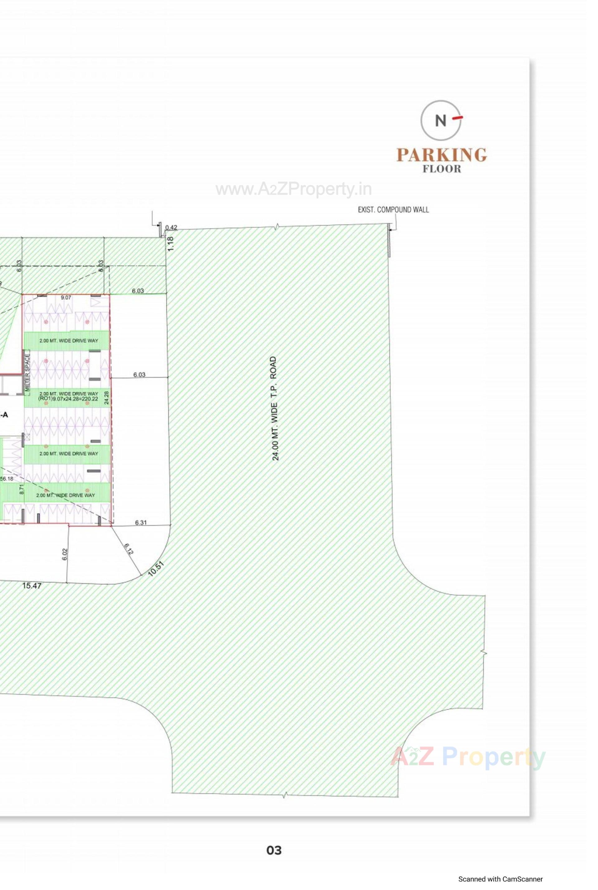 Layout of real estate project Aarambh Elegance located at Gandhinagar, Gandhinagar, Gujarat