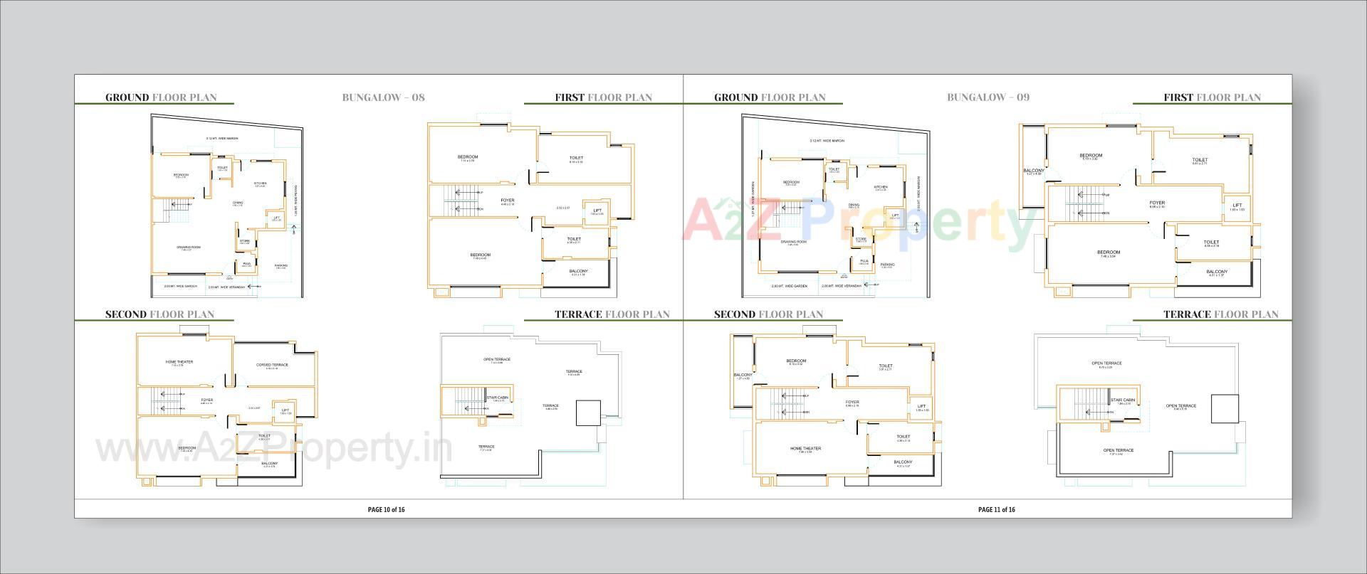 Layout of real estate project Aarna Legacy located at Randesan, Gandhinagar, Gujarat