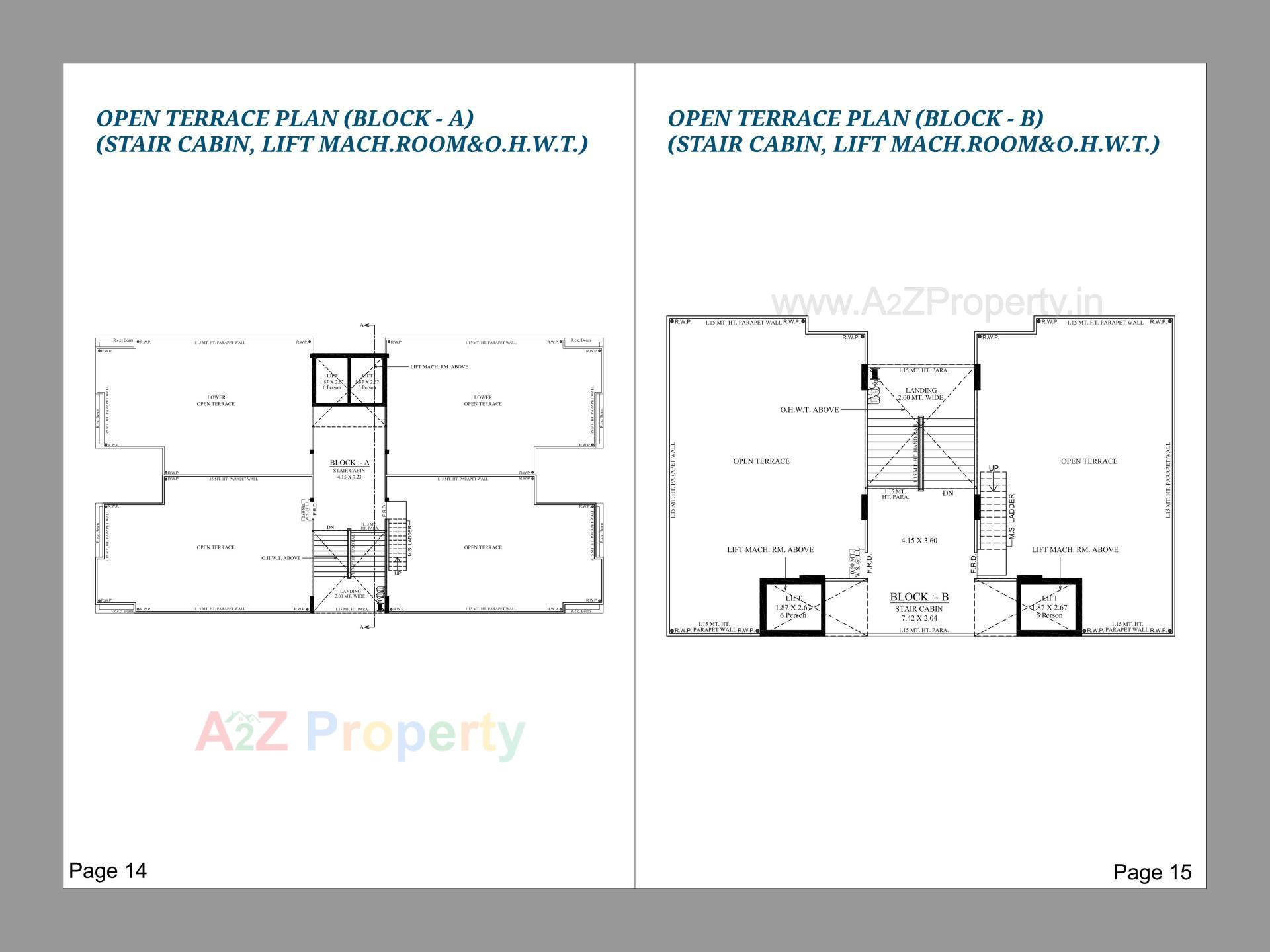 Layout of real estate project Aarna Sky located at Gandhinagar, Gandhinagar, Gujarat