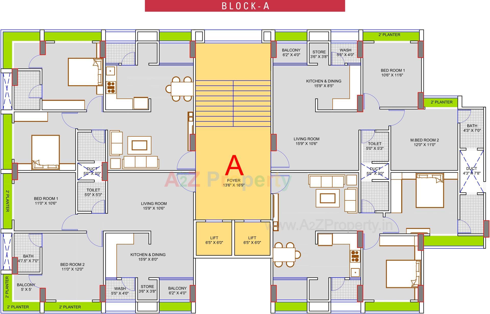 Layout of real estate project Aastha Pride located at Pethapur, Gandhinagar, Gujarat
