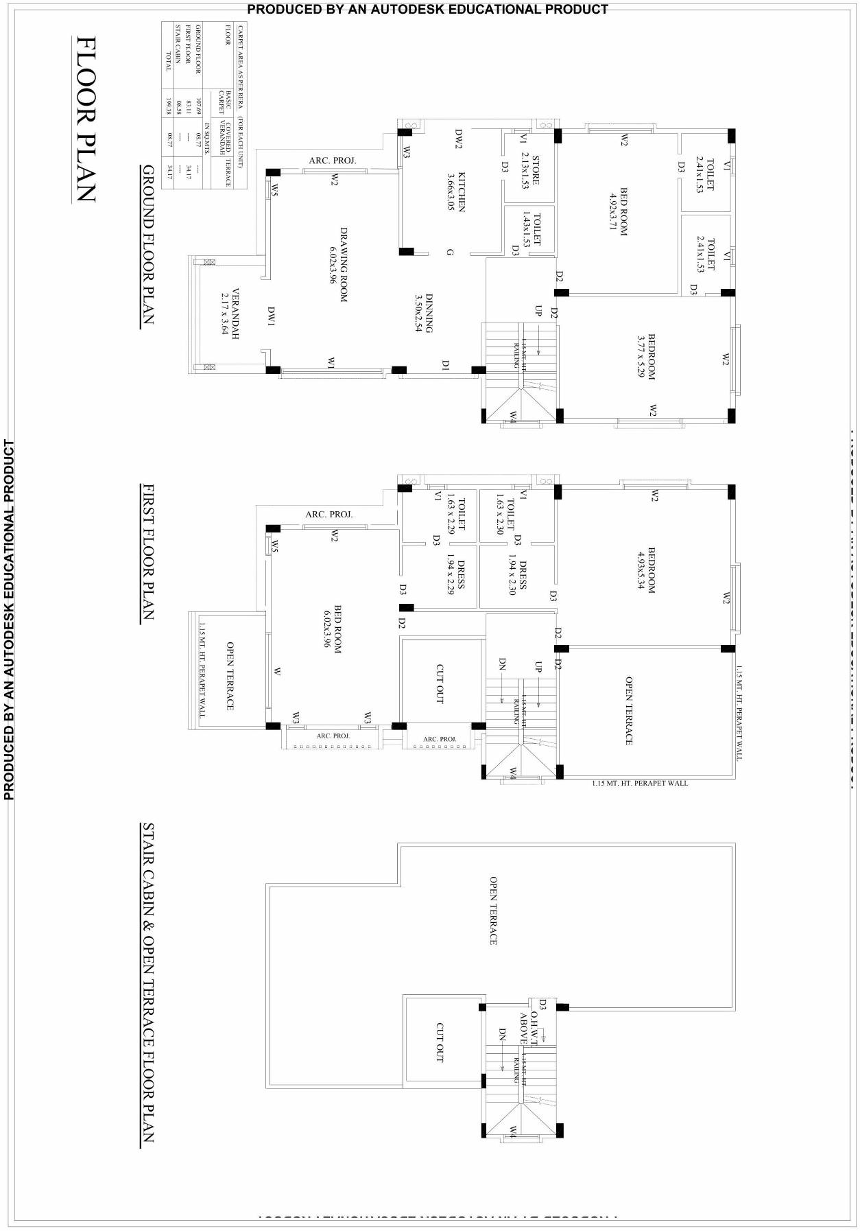 Layout of real estate project Aatrey Exotica located at Bhat, Gandhinagar, Gujarat