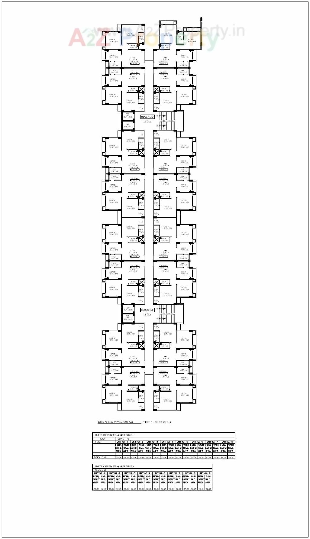 Layout of real estate project Aatrey Ivaan located at Gandhinagar, Gandhinagar, Gujarat
