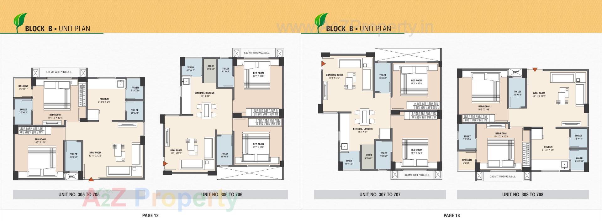 Layout of real estate project Abhishek Greens located at Gandhinagar, Gandhinagar, Gujarat