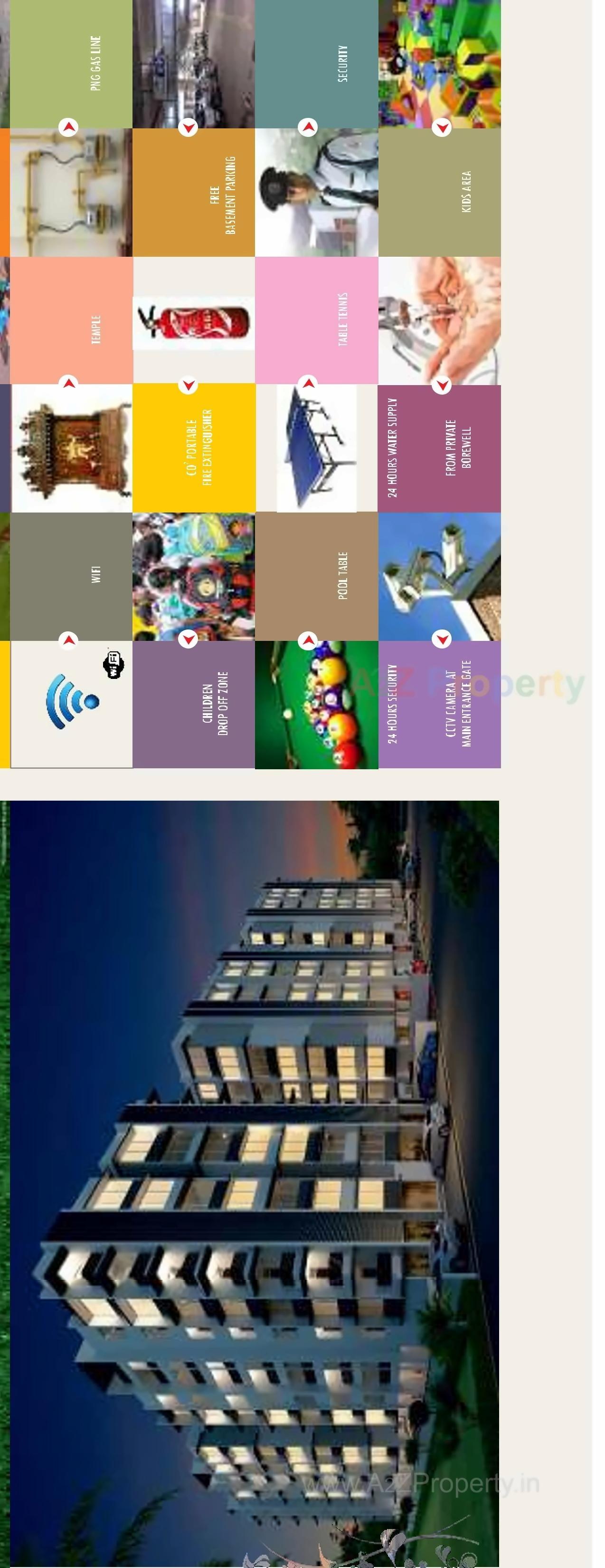 3D Elevation of real estate project Abhishek Homes located at Saij, Gandhinagar, Gujarat