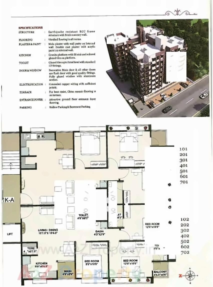 Layout of real estate project Aditya Elite located at Zundal, Gandhinagar, Gujarat