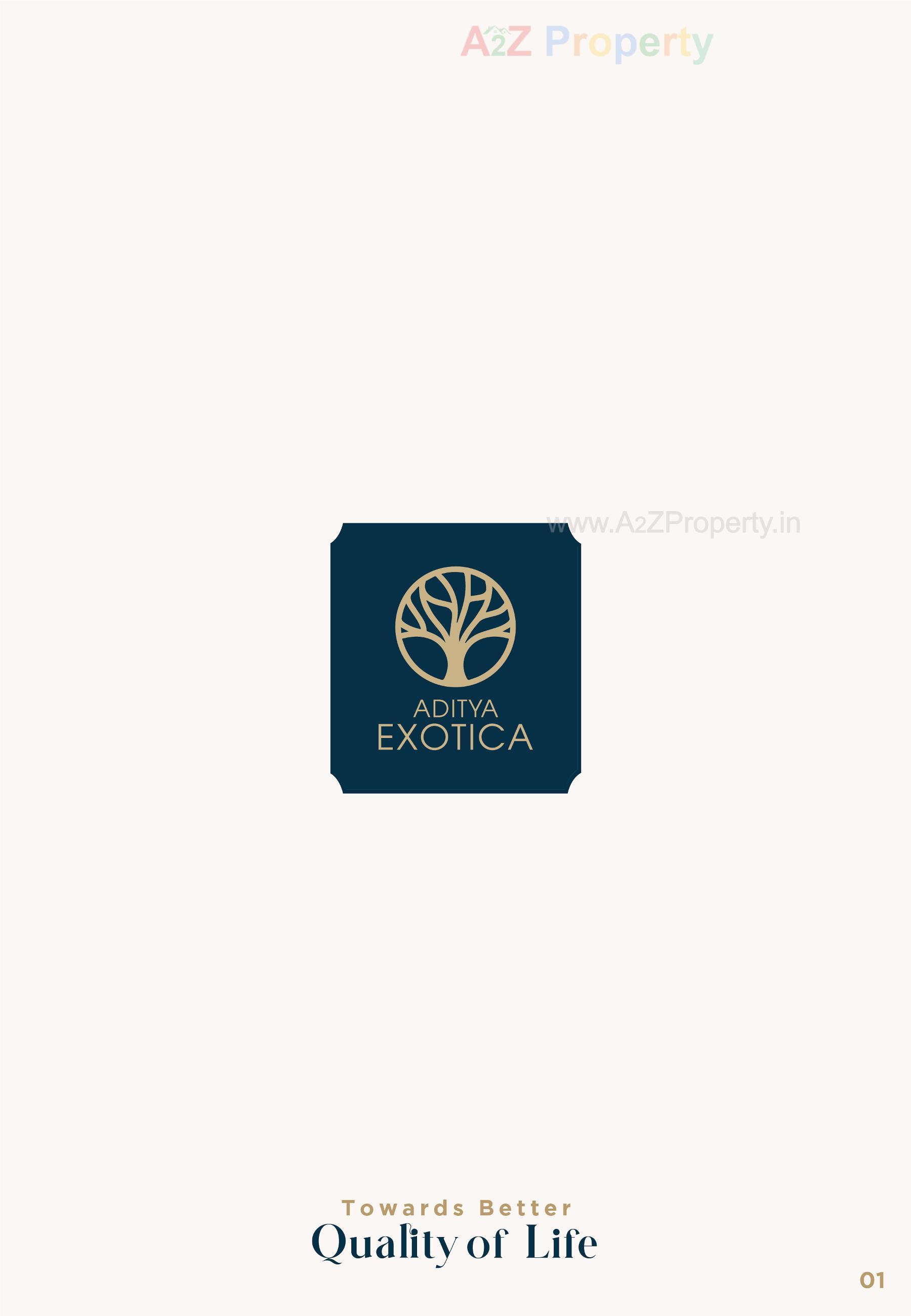  of real estate project Aditya Exotica located at Vavol, Gandhinagar, Gujarat