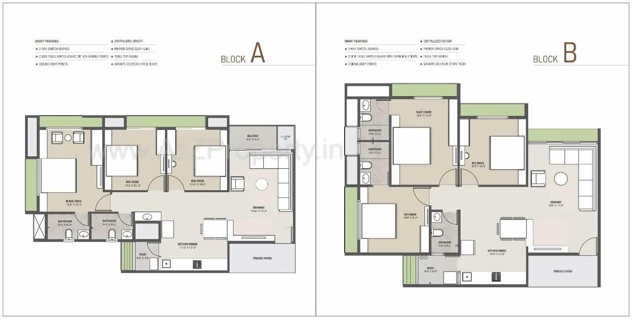 Layout of real estate project Aditya Greens located at Zundal, Gandhinagar, Gujarat