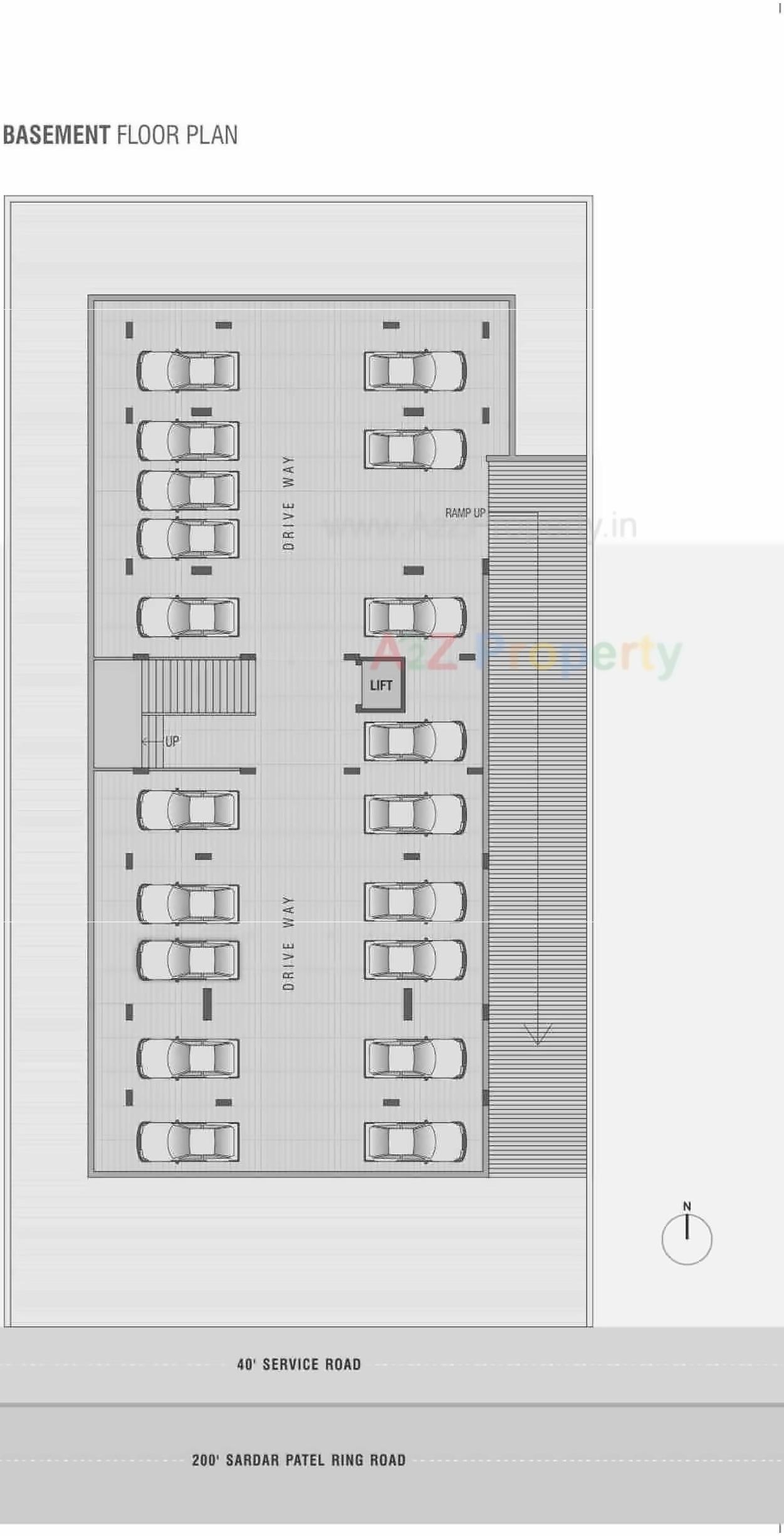 Layout of real estate project Aditya Royal located at Gandhinagar, Gandhinagar, Gujarat