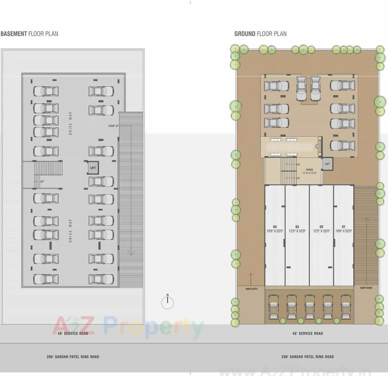 Layout of real estate project Aditya Royal located at Gandhinagar, Gandhinagar, Gujarat