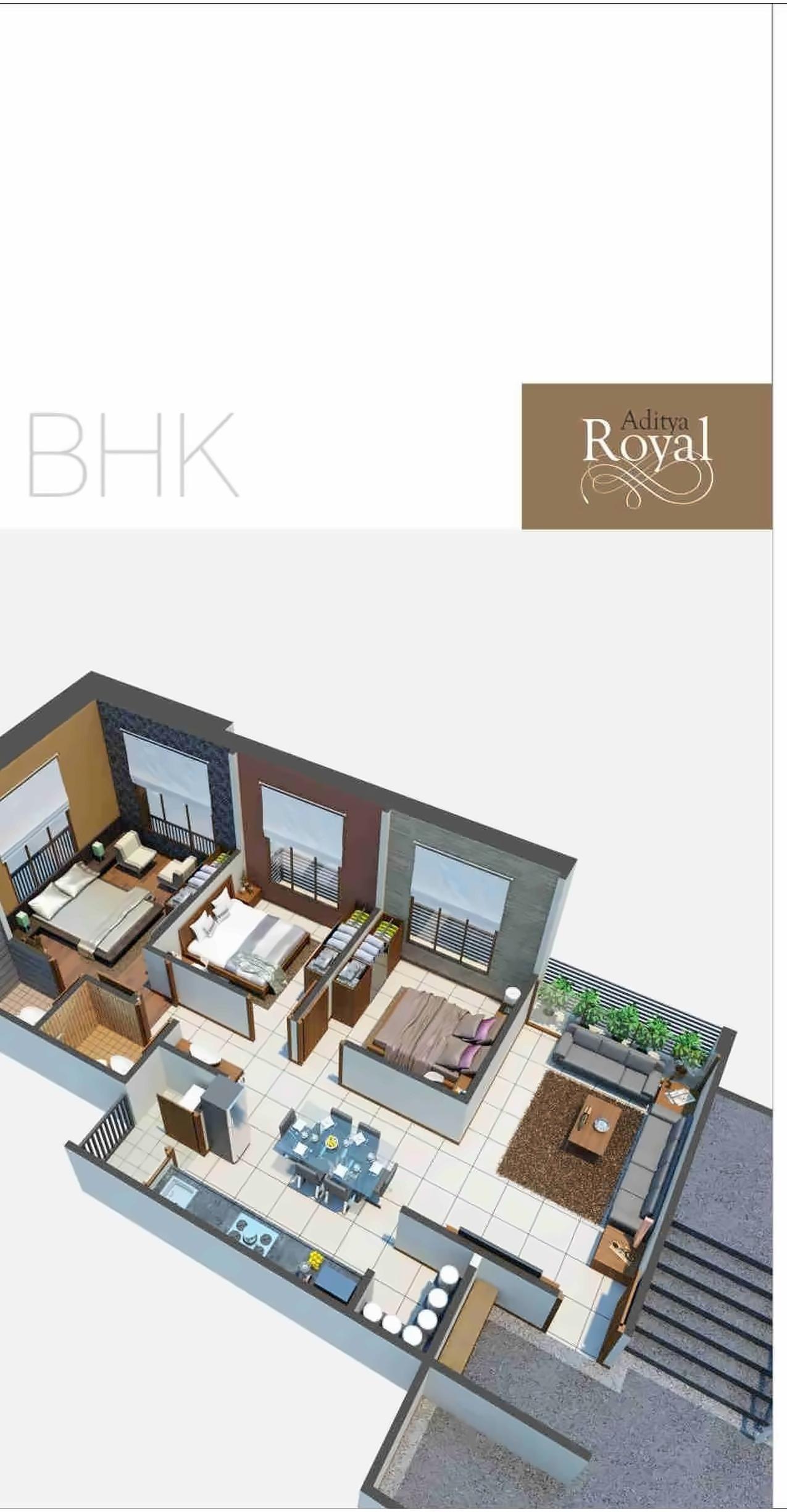 Layout of real estate project Aditya Royal located at Gandhinagar, Gandhinagar, Gujarat