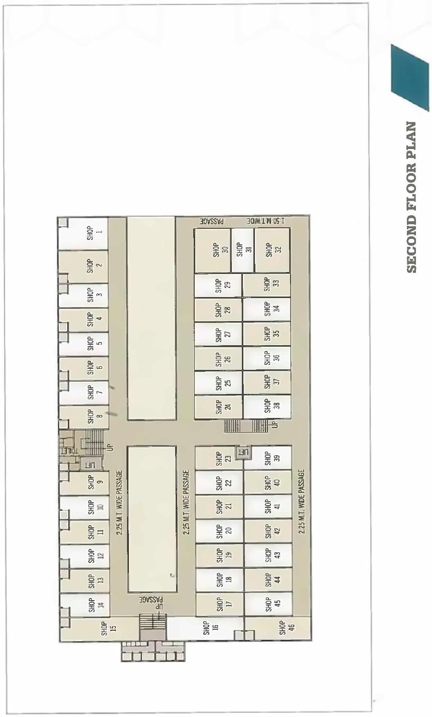 Layout of real estate project Akshar Complex located at Dehgam, Gandhinagar, Gujarat