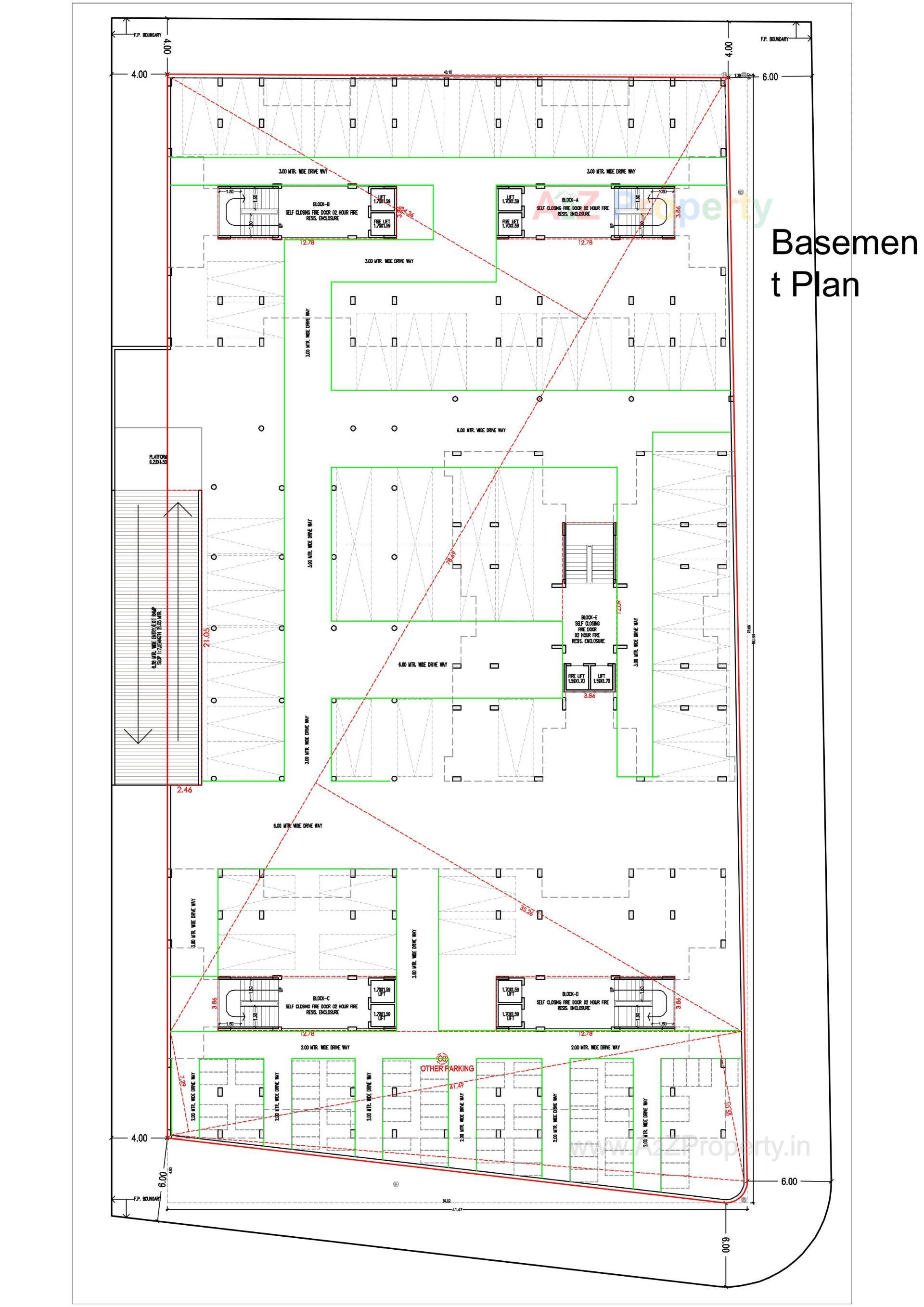Layout of real estate project Akshar Tirth located at Gandhinagar, Gandhinagar, Gujarat