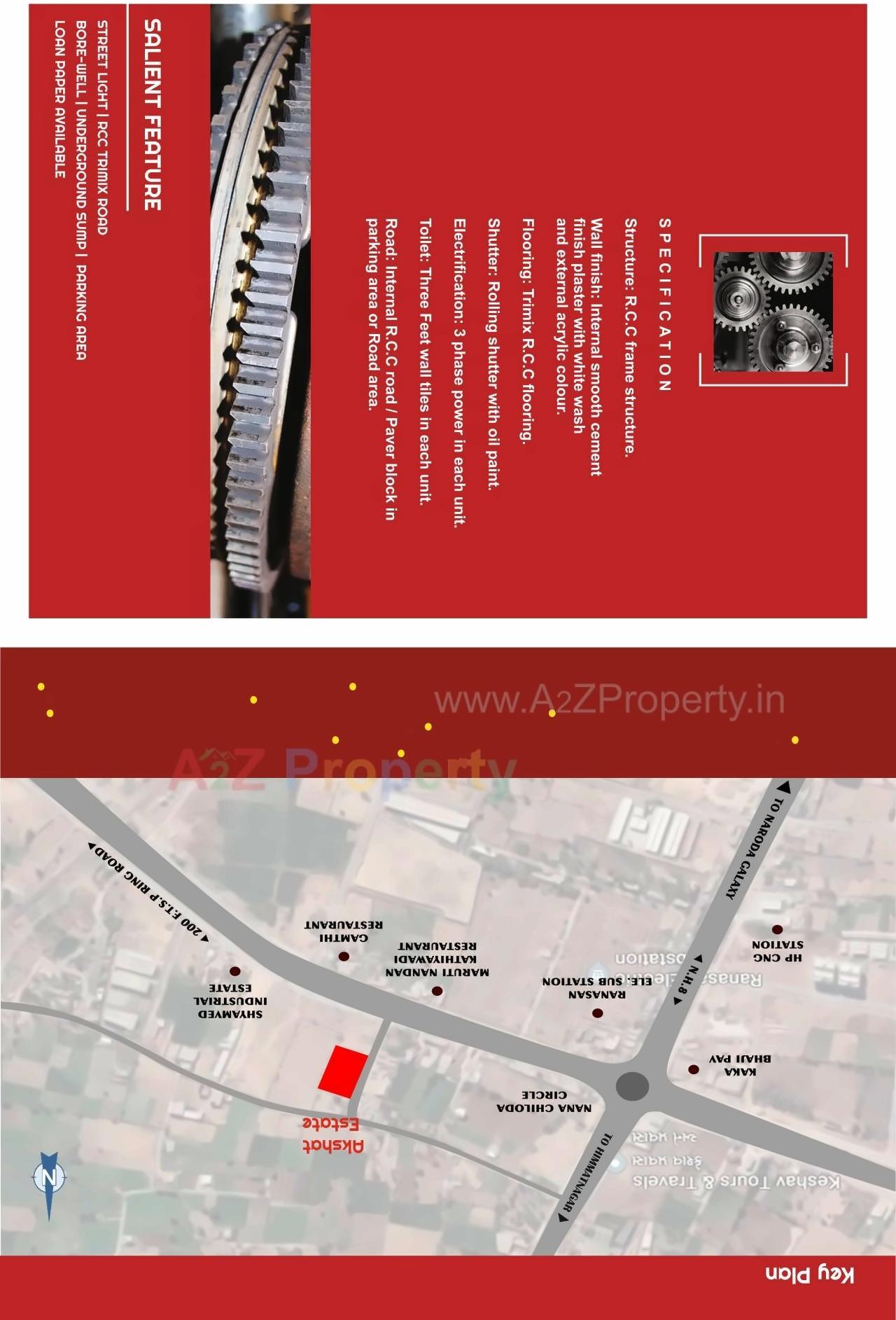  of real estate project Akshat Estate located at Ranasan, Gandhinagar, Gujarat