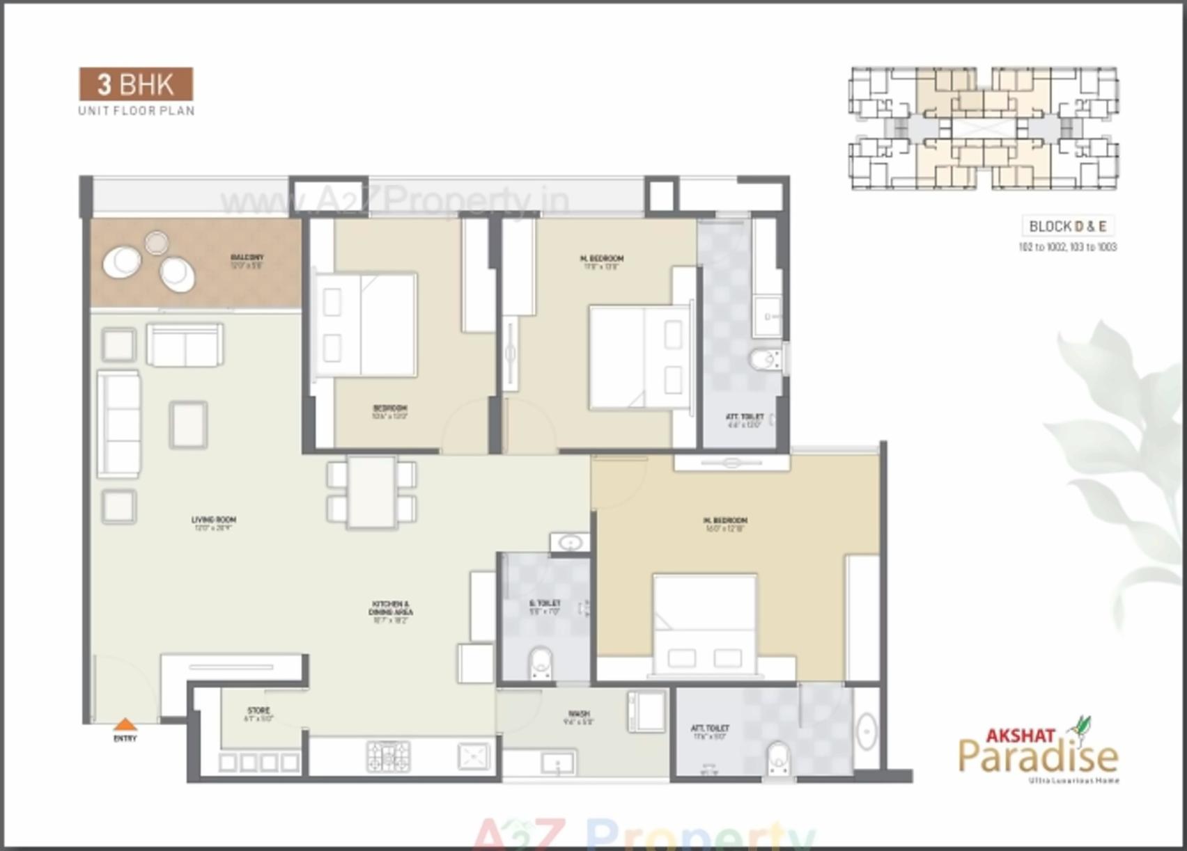 Layout of real estate project Akshat Paradise located at Sargasan, Gandhinagar, Gujarat