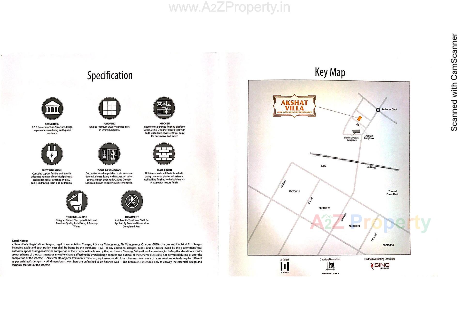  of real estate project Akshat Villa located at Gandhinagar, Gandhinagar, Gujarat
