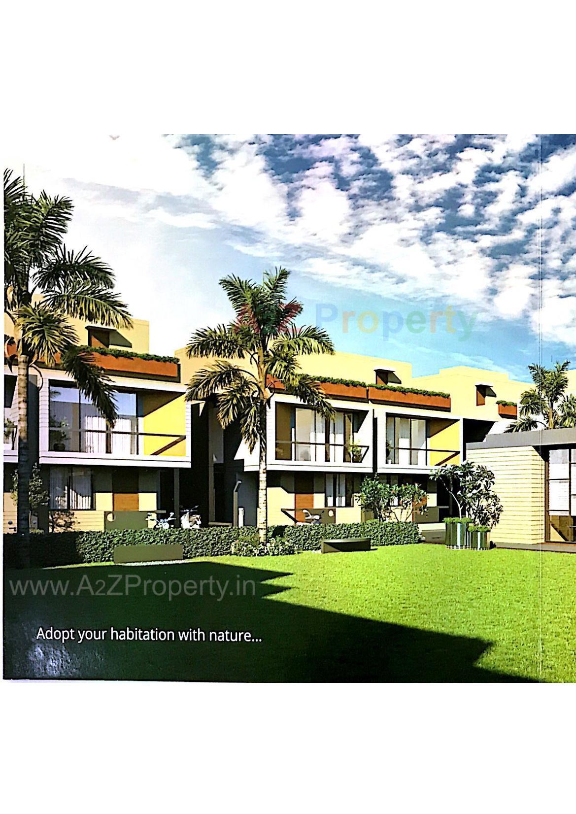 3D Elevation of real estate project Akshat Villa located at Gandhinagar, Gandhinagar, Gujarat