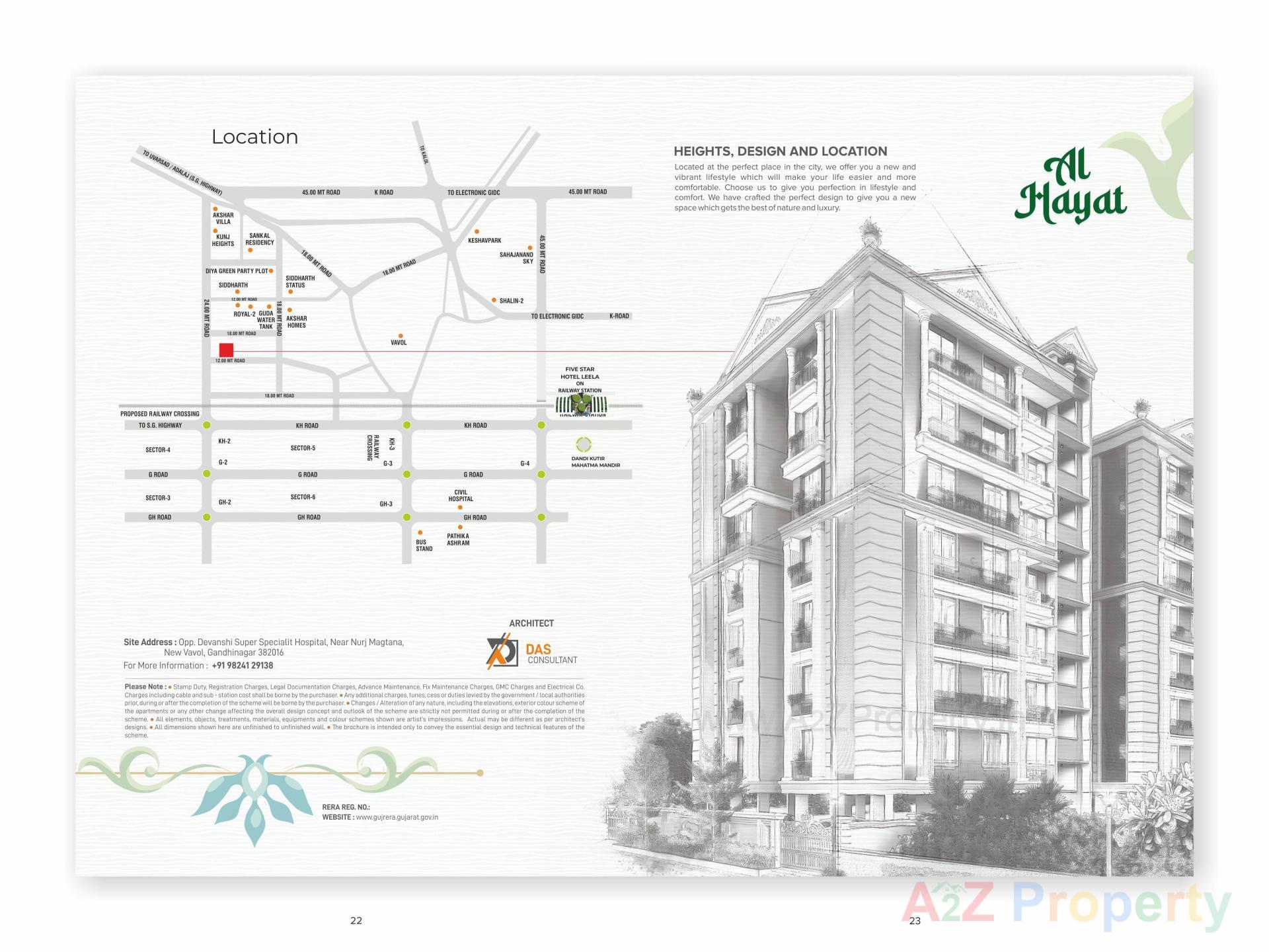  of real estate project Al Hayat located at Vavol, Gandhinagar, Gujarat